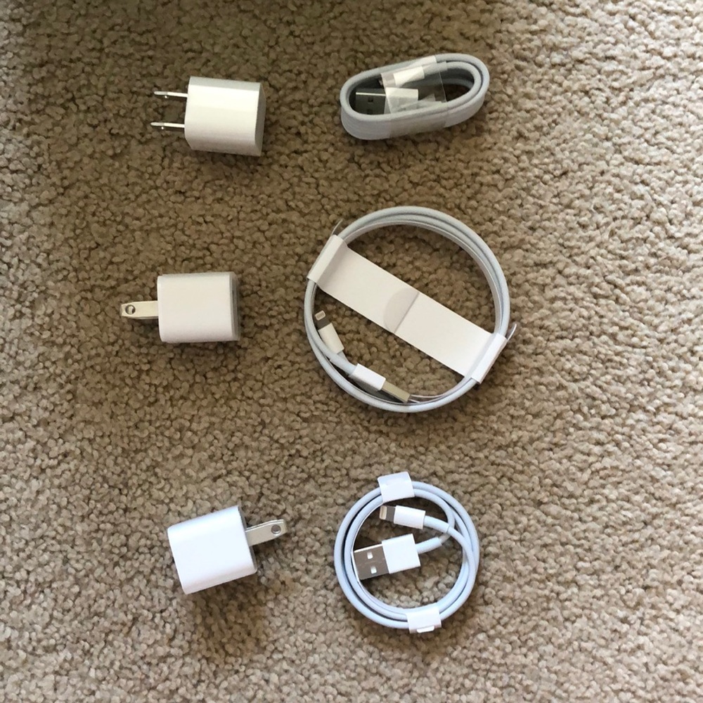 3 Authentic Apple Lightining Charging Cables - image 1